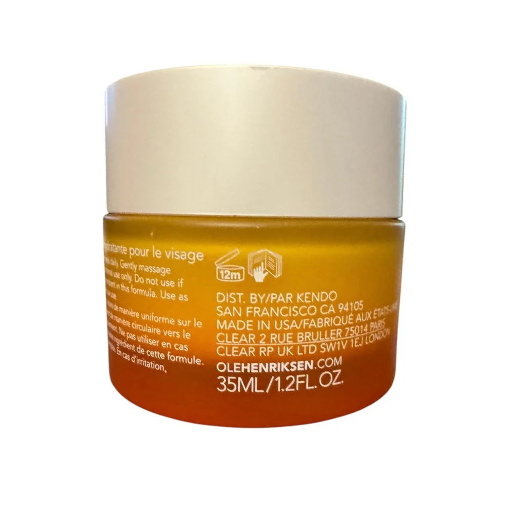 New OLEHENRIKSEN Banana Bright+ Instant Glow Moisturizer, unboxed